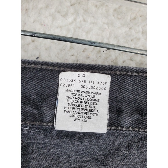 Vtg Y2K Levis 550 Black Jeans Mens 36x32 Relaxed Loose Hi Rise Canada (33x30.5) - Picture 4 of 16